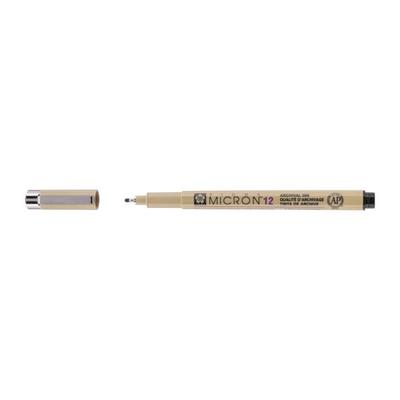 Sakura Pigma Micron 12 Extra Fine Tip 0.7mm Black Felt Tip Pen