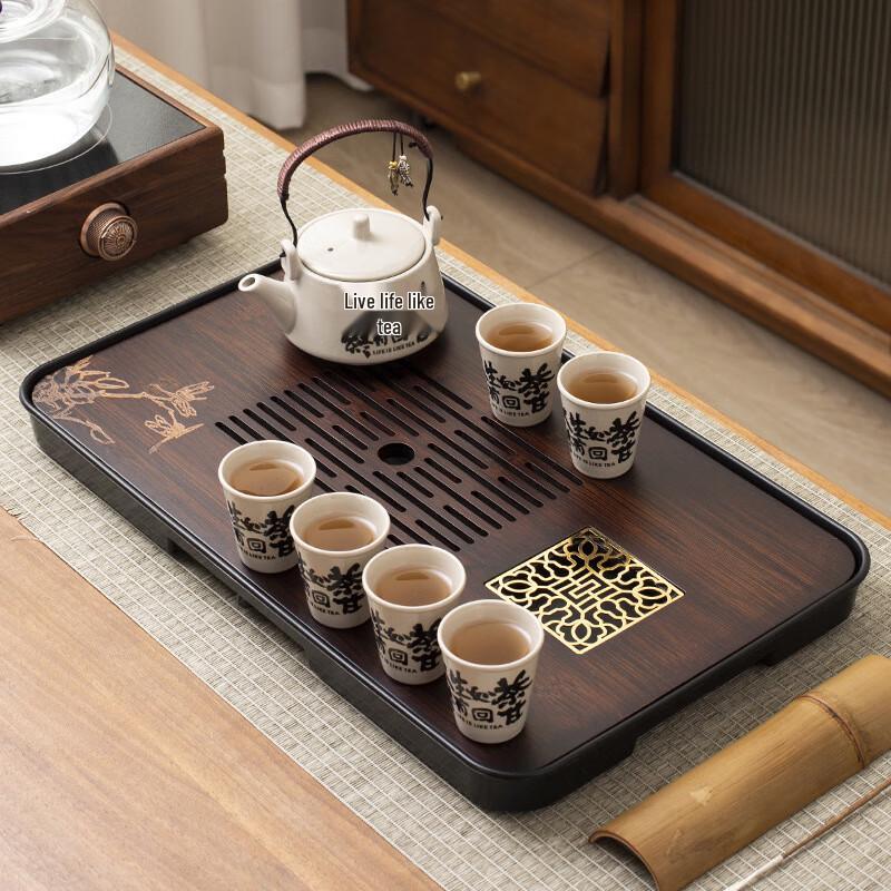 Jialang Portable Bamboo Tea Set with Tray