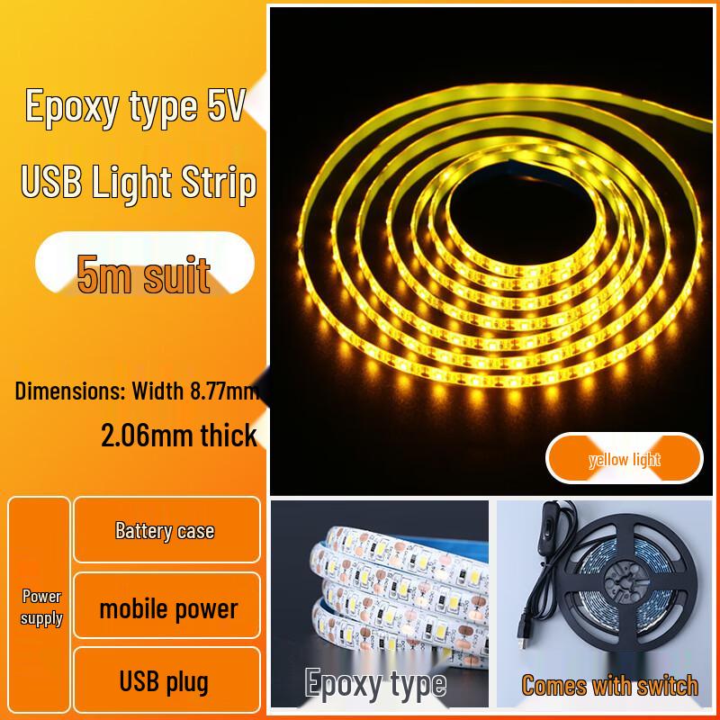 Portable USB LED Light Strip
