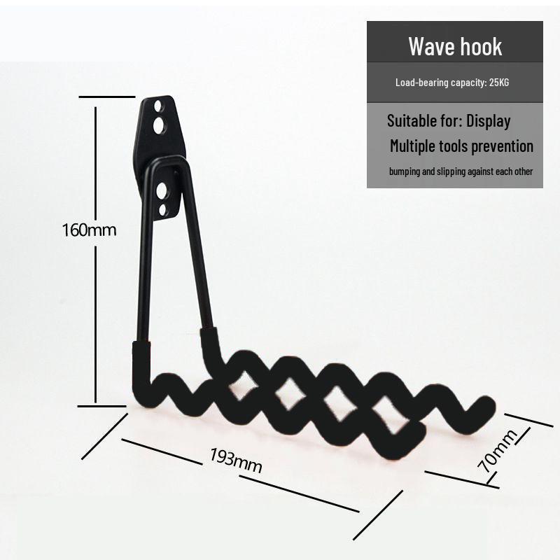 Heavy-Duty Metal Garage & Garden Bicycle Wall Hook