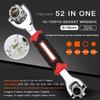 Hand Tools 52-in-1 Socket  Wrench Spline Bolts Sleeve Rotation Socket  Mechanical Repair