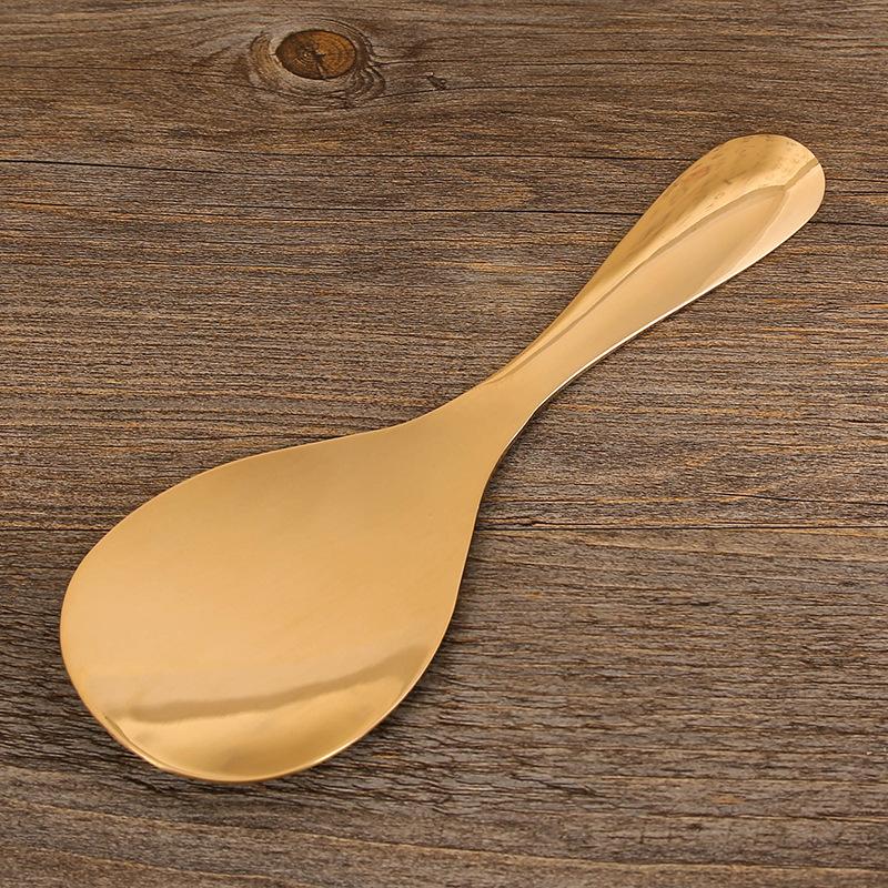 Čistá měděná naběračka na rýži Mosazná domácí lžíce na rýži Odolná vůči vysokým teplotám Nepřilnavá rýže Manuální zesílená stěrka Stěrka na seškrabování Obličejové holení