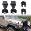 OEM TJ Hood Latches, Original Factory Hood Latch Kit For 1997-2006 Jeep Wrangler TJ Accessories, 1 Pair, Black