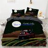 Cartoon Car King Queen Duvet Cover Cute Red Toy Sports Cars Bedding Set Kids Police Car Fire Truck Bedclothes Children Bedroom