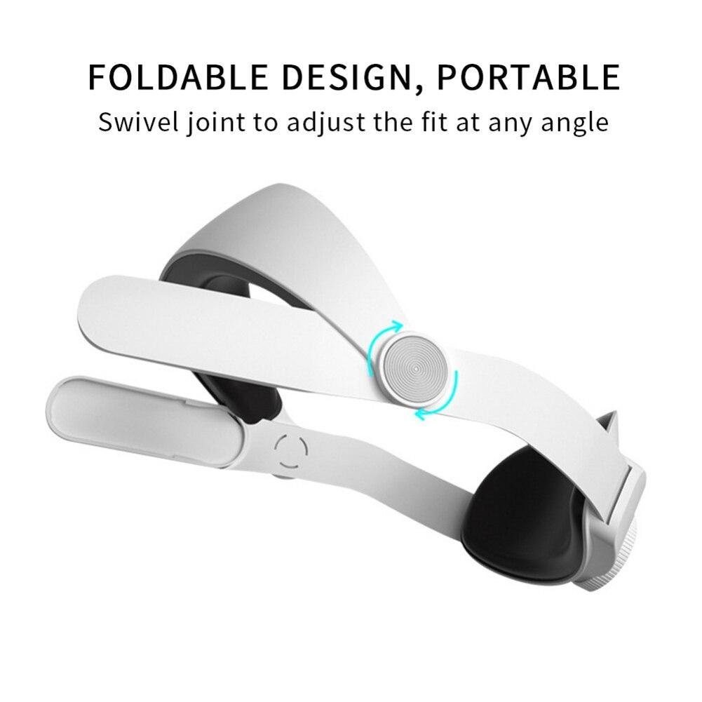 

Vr Elite Strap Головной ремень для Oculus Quest 2 Комфортный ремень для поддержки головы Аксессуары для Quest 2 Vr Elite Улучшенные боковые ремни