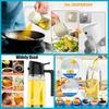 Oil Sprayer for Cooking Olive Oil Dispenser Bottle for Kitchen with Stickers,Food-grade Oil Mister  Cooking Oil Spray Bottle