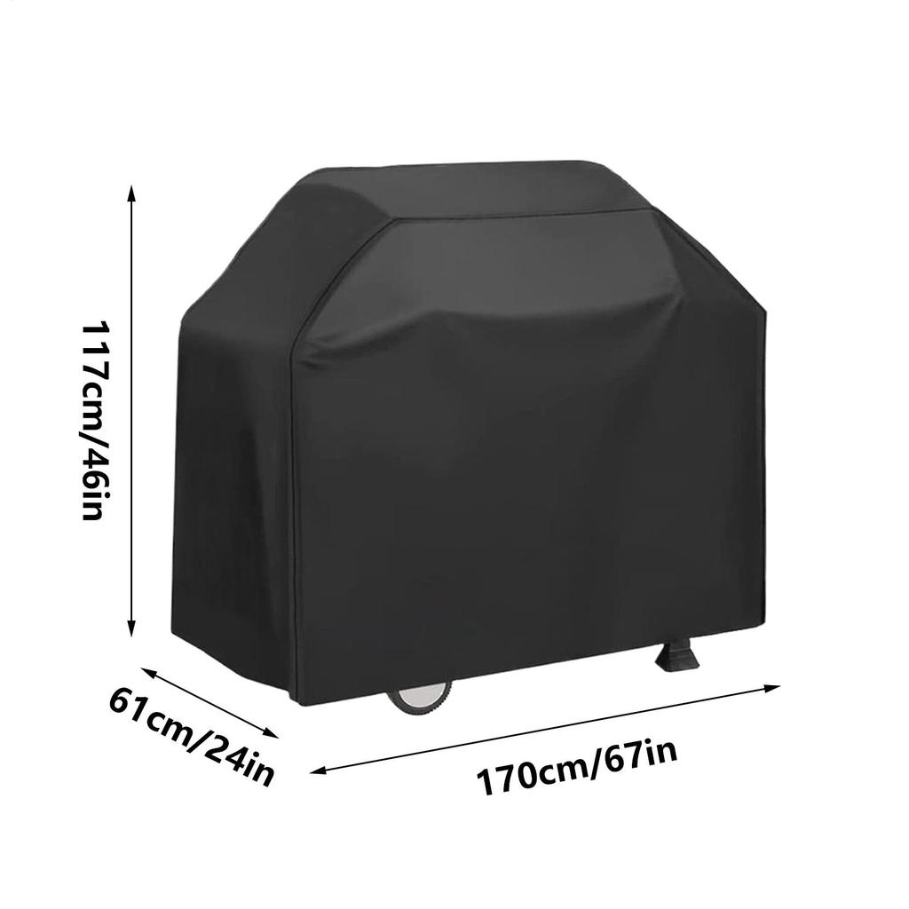 Grill Cover Outdoor Barbecue Cover Waterproof Anti-UV Protector For Outdoor Cooking Equipment Camping Picnic Backyard