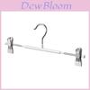 Stainless Steel Pants Hangers With Nonslip Clips For Home Storage And Laundry Organization