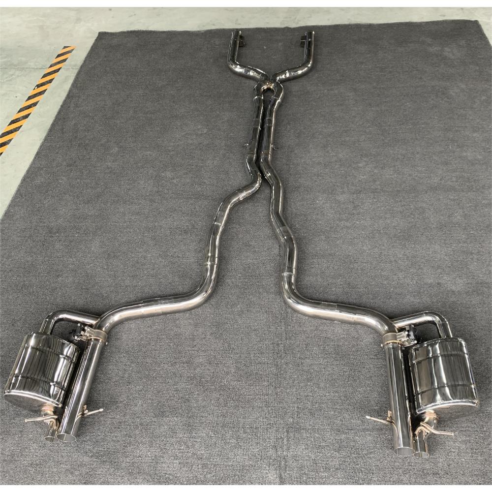 For Mercedes Benz C63 AMG W205 2015-2017 4.0T Exhaust Valve Control Performance Stainless Steel Catback Exhaust Exhaust System