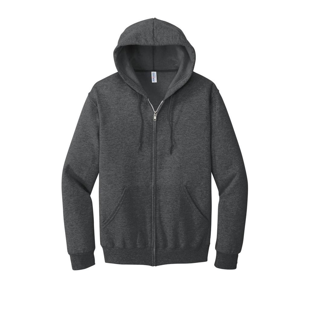 Jerzees Mens Nublend Full Zip Hoodie