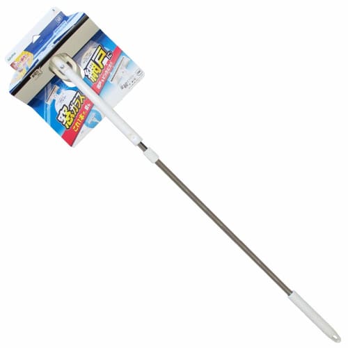 Azuma Glass Wiper for Windows and Screens, Easy-Squeeze Wiper 24F, 24cm Wiping Width, 100-145cm Total Length, Cleans Windows and Screens with Just One