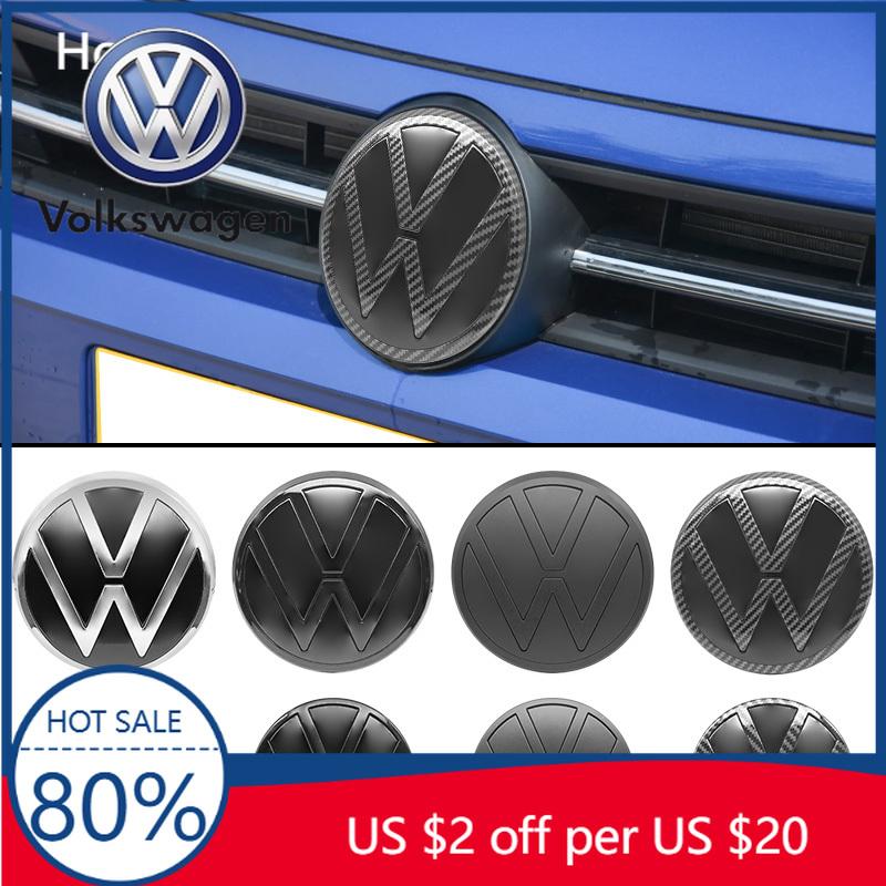 2026 Hot For VOLKSWAGEN VW 2pcs Replacement Car Front Grill/Rear Emblem Lid Covers Logo Badge Accessories For VW Volkswagen POLO