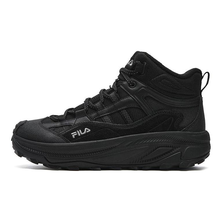 FILA TREK 2 Cushioning Abrasion Resistant Coverage Thermal Mid top Casual Shoes Men's Black F12M542112FBK