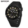 SANDA Sports Watch: World Time, Multifunctional Chronograph, Waterproof, Unisex