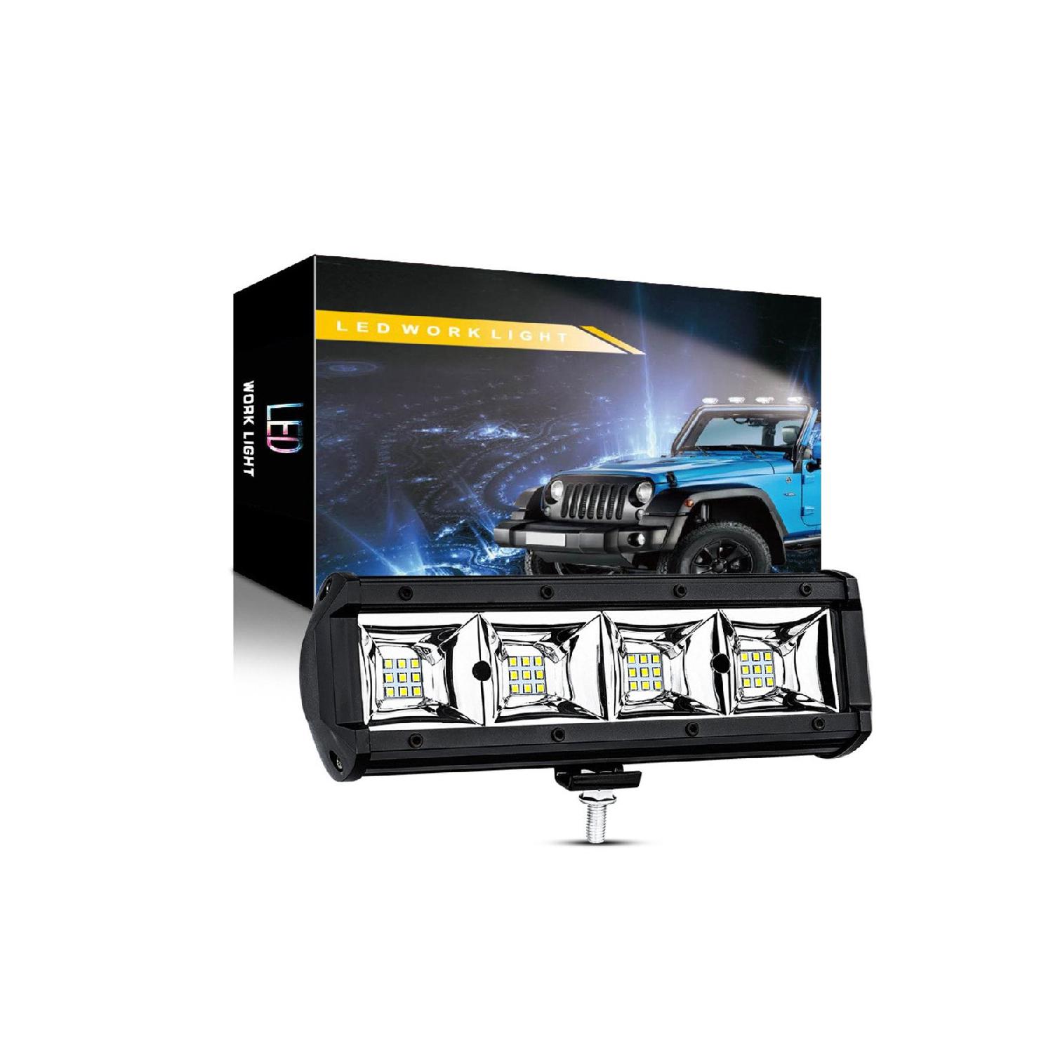 

Off Road 9-дюймовая светодиодная полоса 36 Led 108 Вт Рабочая и противотуманная фара Светодиодная полоса белого света