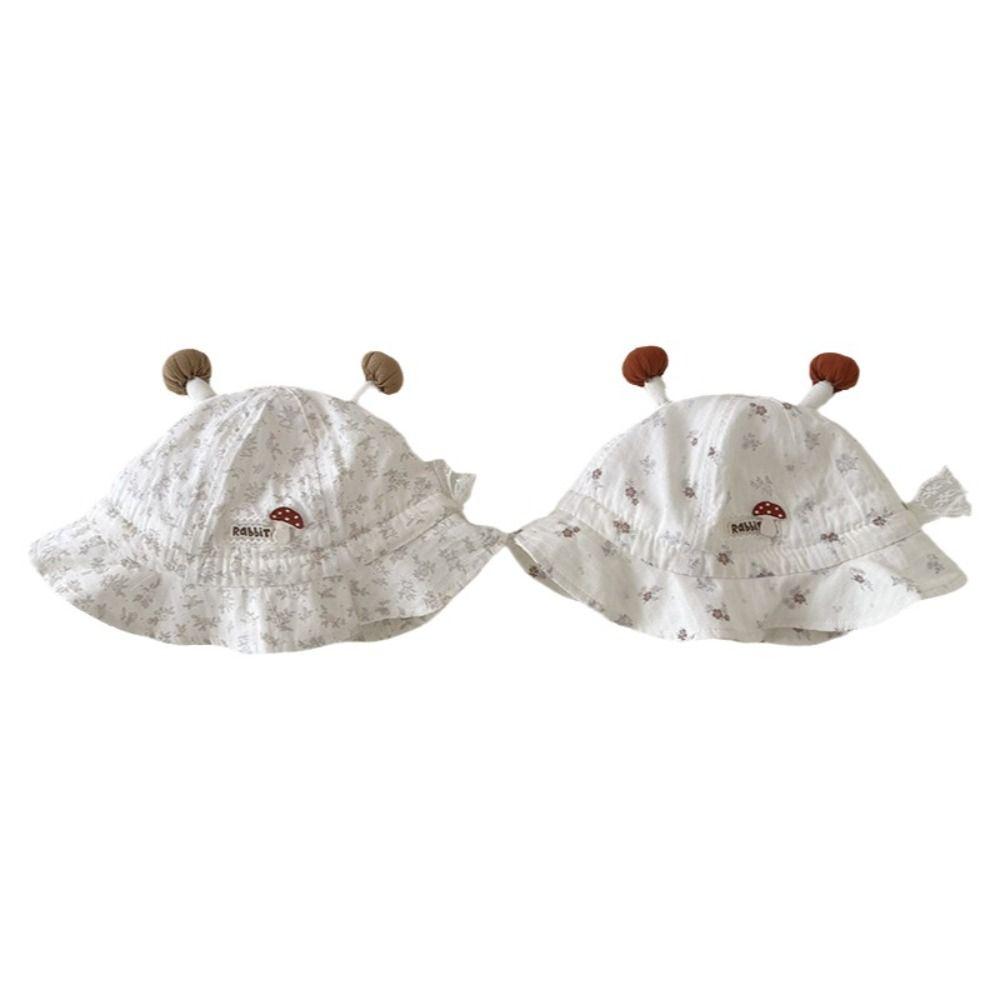 Cotton Baby Bonnet Sun Protection Baby Sun Hat Cute Fisherman Hat  Spring Summer