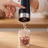 Gravity Electric Salt and Pepper Mill Set Battery Operated Automatic Grinder Adjustable Coarseness for Kitchen Dining Table Use