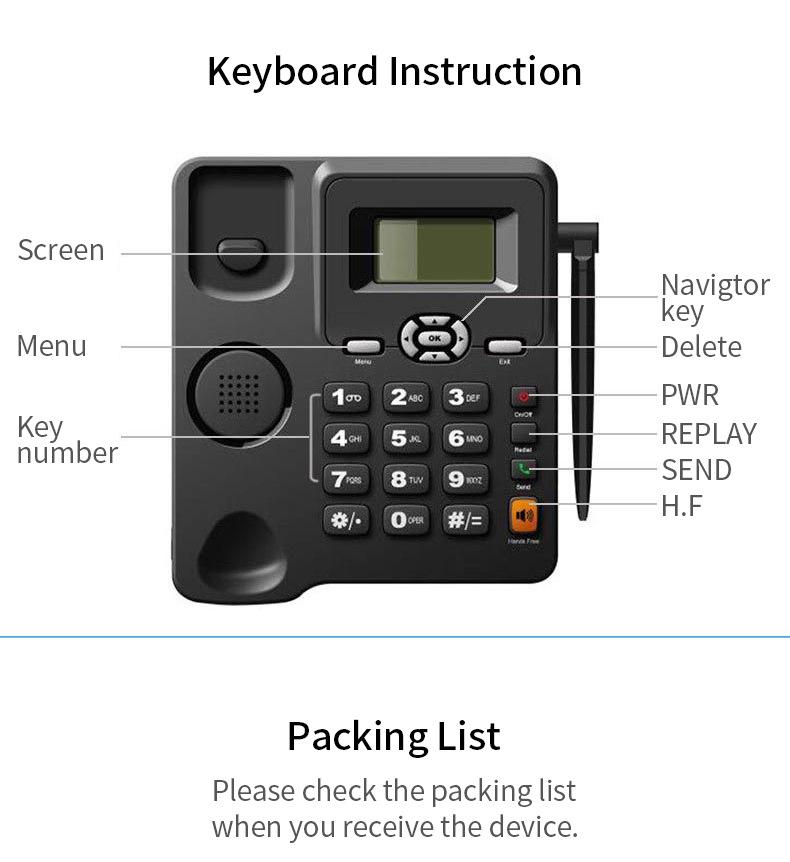 ETROSS ETS-6588 GSM Wireless Phone with Radio, Dual SIM for China Mobile & Unicom