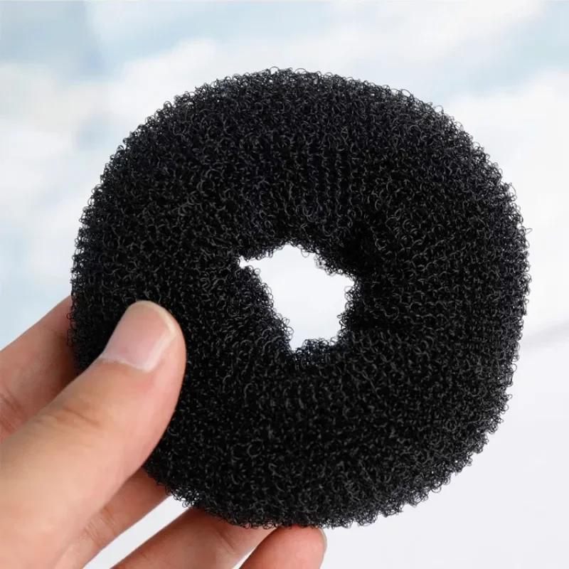 14CM Hair Curler Korean Style Versatile Hair Accessories Fluffy Curled Flower Bud Head Divine Tool Headpiece Female Scrunchie