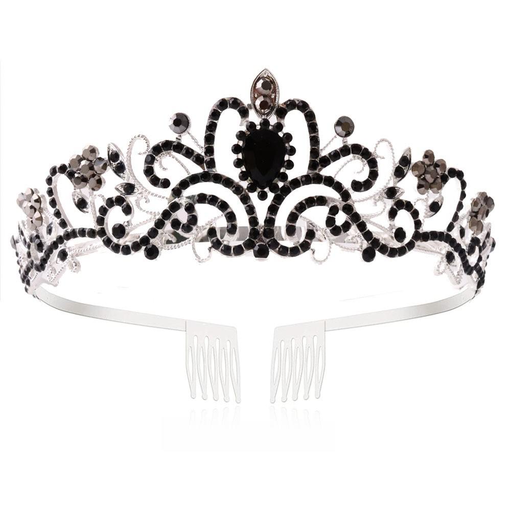Rhinestone Bridal Tiara: Alloy Crown Headband for Weddings and Parties