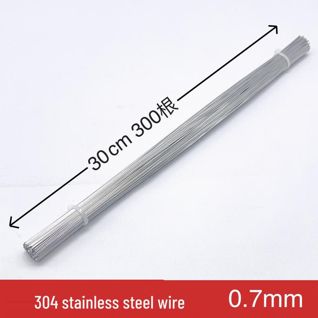 304 Stainless Steel 0.7mm Straight Tie Wire for DIY and Outdoor Binding