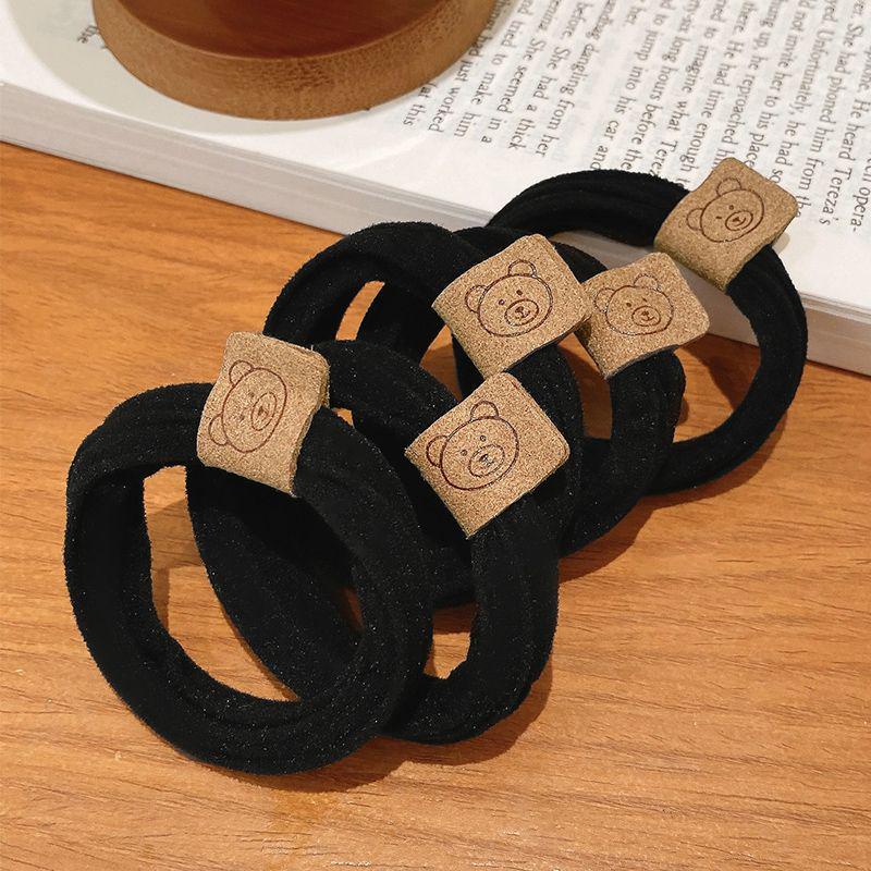 Nahtloses Elastisches Bären-Stirnband Haargummi - Langlebiger Pferdeschwanzhalter