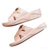 Fashion Women Flat leisure Elegant Temperament comfortable Slippers Woman 2025 New Style Summer Fashionable minimalist women shoes
