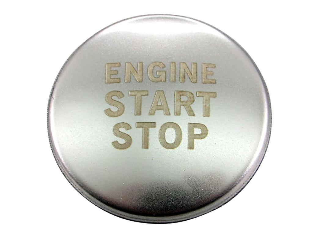 BRIGHTZ Stainless Steel Engine Starter Switch Satin for Toyota Camry Cover, Silver, AXVH70/AXVH75 [INT-ETC-488]