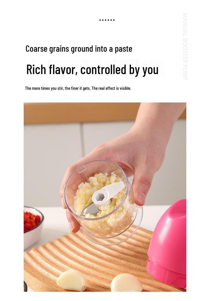 Garlic Peeler & Chopper: Mini Mortar for Mashing, Crushing & Mincing Garlic