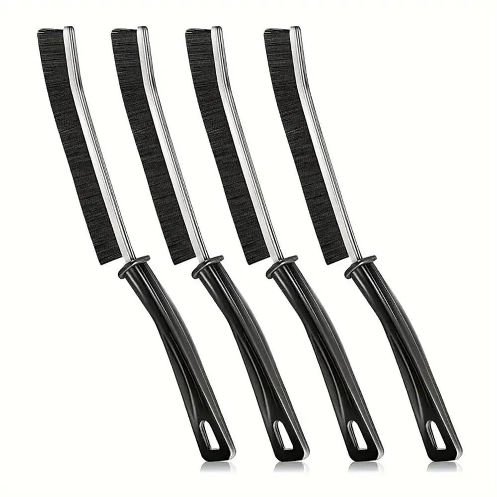 

Щетка для чистки щелей с жесткой щетиной, 4 шт., щетка для чистки ванных комнат, кухни, окон - ваша универсальная щетка для чистки щелей в доме