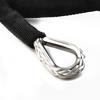 Synthetic Winch Rope Line Cable Tow Cord With Sheath Gray Light Weight