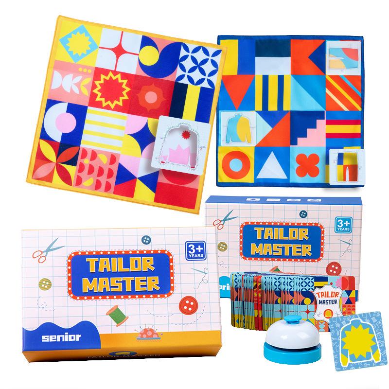 Master Tailor Pairing And Answering Battle Games, Children'S Puzzle Early Education With Paper Toys