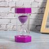 Tragbare Kinder Sanduhr Zuhause Büro Sanduhr Sanduhr Timer Geschenk (Lila 10 Minuten)