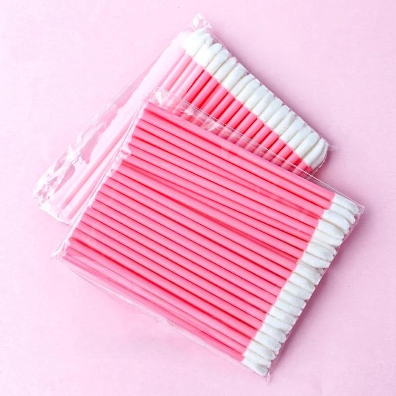 50/100 Pcs Lip Brushes Soft Cosmetic Lip Brush Lipstick Lip Glossy Wands Cleaner Applicator Eyeshadow Makeup Brush Tool