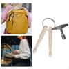 Mini Drumstick Keychain Musical Instrument Toy Compact Percussion Maintenance Tool with Drum Key for