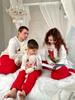 Men’s Holiday Pajamas – Soft Knit & Matching Family Style, Winter, 8625-F HC