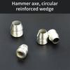 10Pcs Safety Conical Handle Wedges Round Safety Wedges Axes Hand Metal Wedges Hammer Handle Steel Wedges Handle Wedges