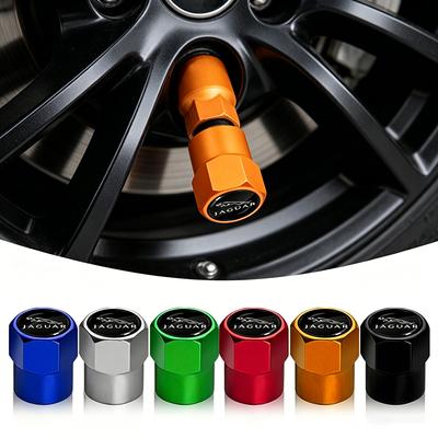 4Pcs/set Metal Car Wheel Tire Valve Air Stem Cap Auto Accessories For XF XJ XE S-Type F-Type X-Type F-Pace I-Pace E-Pace XFR XKR