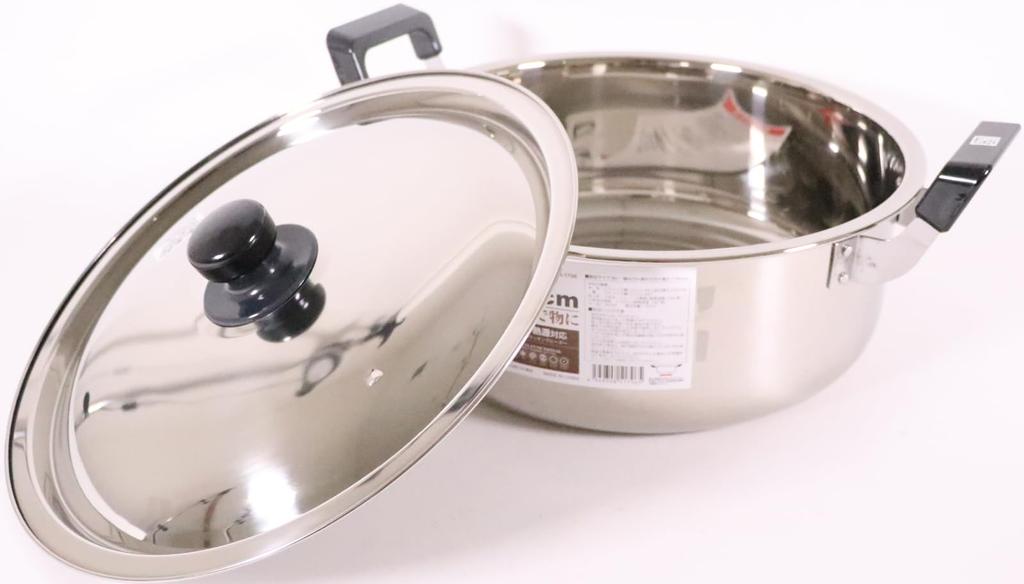 Pearl Metal Large with Pot IH NEW Danran Pot, Two-handled Pot, 30cm, Lid, Compatible, HB-1796
