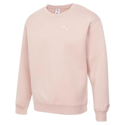 Puma Primeess Crew Vienspalvis Patogus Apvalios Kaklo Megztinis Ilgomis Rankovėmis Džemperis Unisex Džemperis Rožinis 631385-91