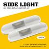 2PCS Chrome Front/Rear Bumper Side Marker Light 44962 For Honda Civic Si EP3 3DR