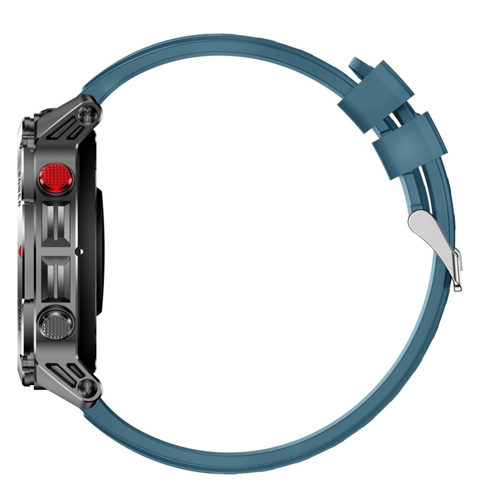 Rainbuvvy HT37 GPS Chytré hodinky 1,46palcový IPS displej Bluetooth hovor Vodotěsnost IP68 Svítilna Srdeční tep 540mAh Android Sportovní hodinky