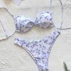 2024 European & American Strappy Backless Print Bikini for Women - High-end & Sexy