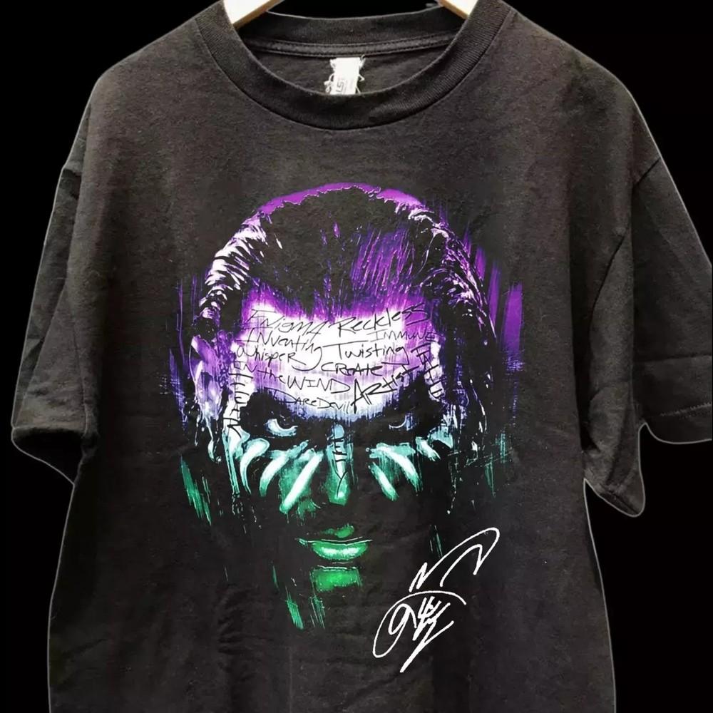 

Rare Jeff Hardy Face Signature Cotton T SHIRT FULL SIZE S to 4XL S