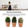 3 st konstgjorda krukväxter set plast inomhus små falska gröna krukväxter för hem badrum vardagsrum sovrum kontor