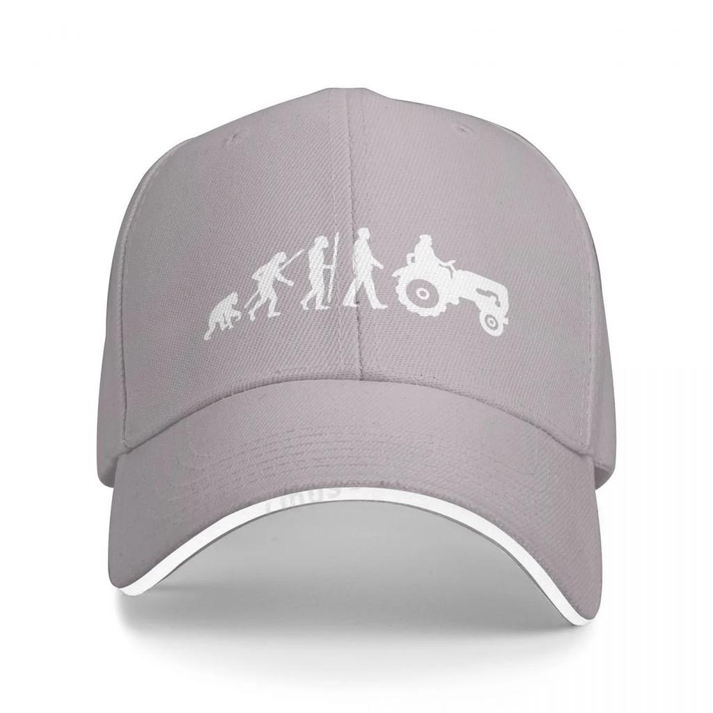 Evolution Of Tractor Baseball Caps Men Fashion Cool Cotton Adjustable Summer Outdoor Farmer Hats