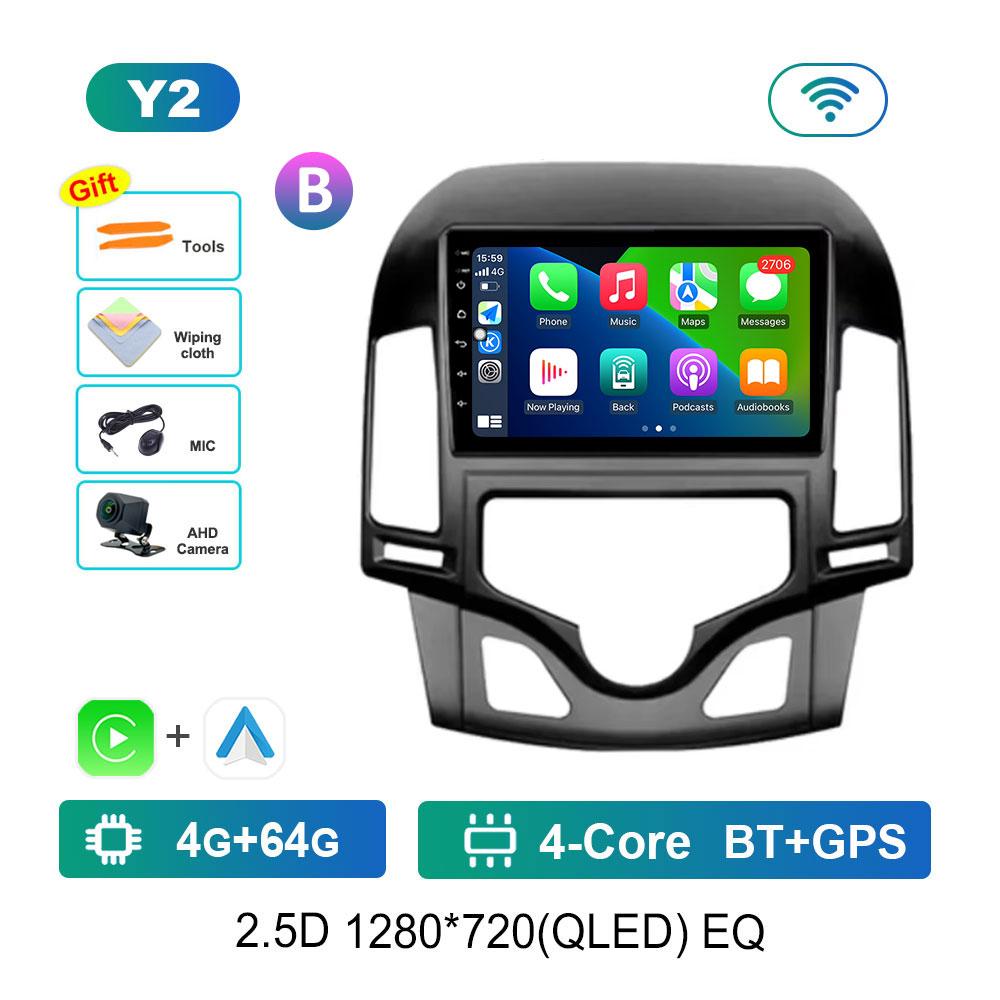 Android OS Car Radio Multimedia Player for Hyundai I30 2006 - 2011 WiFi GPS Navigation DSP Stereo Split Screen BT Head Unit