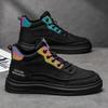 New Men's Classic Fashion High Top Thick Sole Skateboarding Shoes Comfortable Soft Sole Basketball  Sneakers