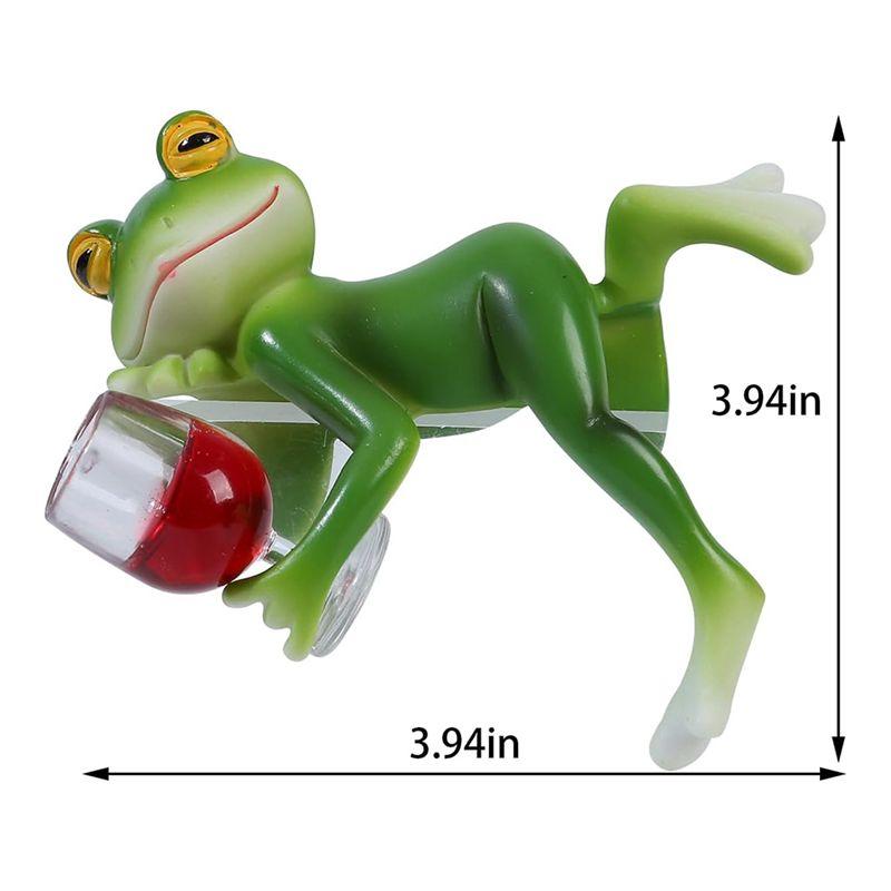 Frog Garden Decor Outdoor Statue Plant Decorations For Pots Decor Accessories Frog Statue