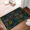 Game Controller Door Floor Kitchen Bathroom Mats Anti-Slip Outdoor Gamer Gift Doormat Living Room Entrance Carpet Rug